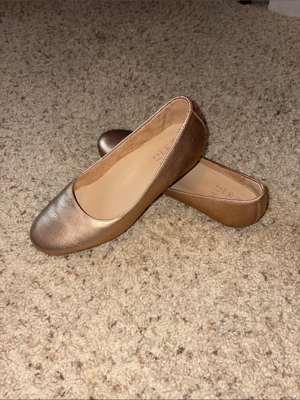 Naturalizer Gold Flats